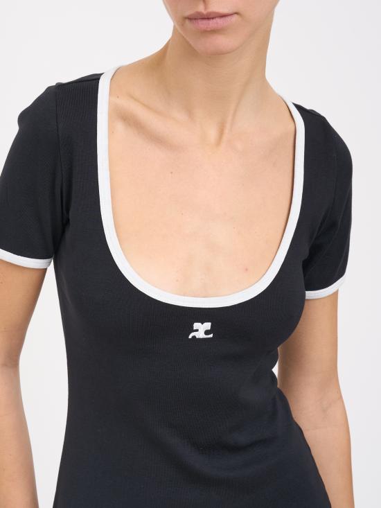 25FW 쿠레쥬 수트 M225JRO600JS02039901 Black - COURREGES