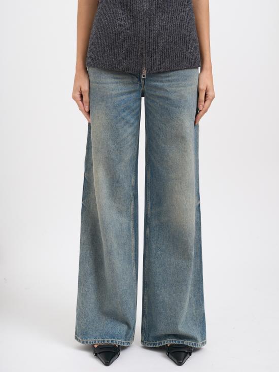 25FW 쿠레쥬 데님 팬츠 MVESDPA253DE00417052 Light blue - COURREGES