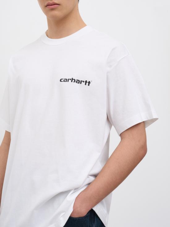 26SS 칼하트 WIP 반팔 티셔츠 NI03600102XX White - CARHARTT WIP