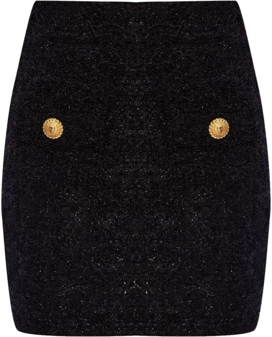  발망 숏 스커트 DF1LB015KG430PA BLACK