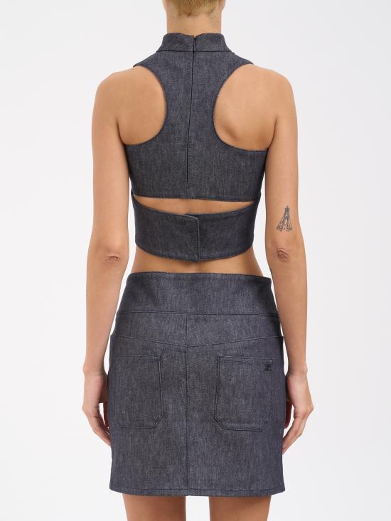 25FW 쿠레쥬 수트 M225DTO419DE00359011 Grey - COURREGES