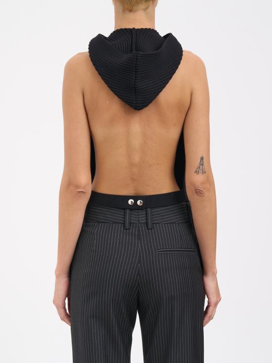 25FW 쿠레쥬 스웨터 M325MCP015FI00369999 Black - COURREGES