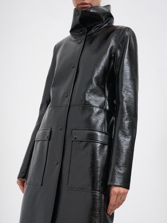 25FW 쿠레쥬 트렌치 코트 M325CMA234VY00149999 Black - COURREGES