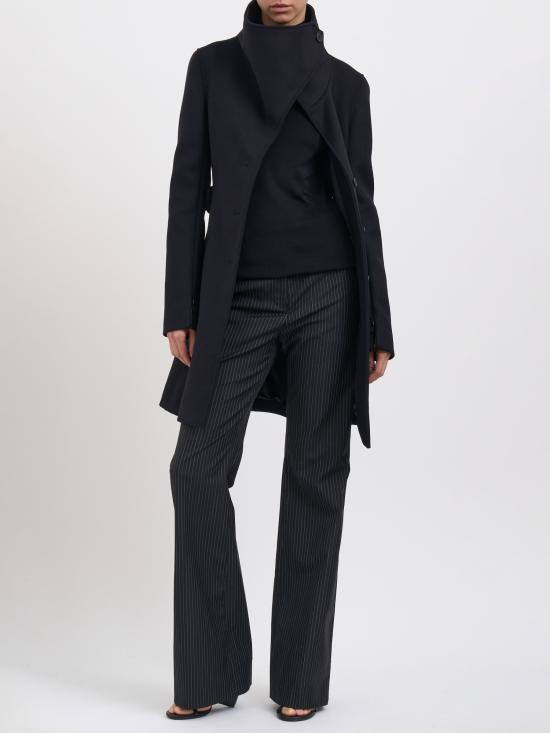 25FW 쿠레쥬 트렌치 코트 M325CMA230WO01189999 Black - COURREGES