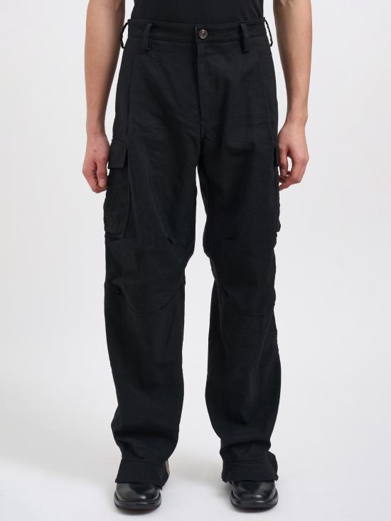 25FW 지기 첸 스트레이트 팬츠 M0M253055604 Black