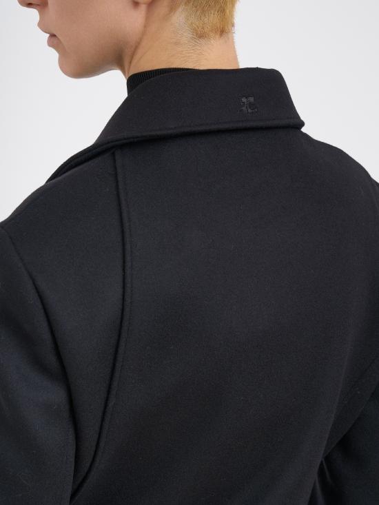 25FW 쿠레쥬 트렌치 코트 M425CMA250WO01189999 Black - COURREGES