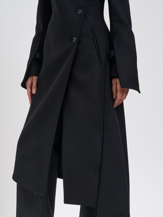 25FW 쿠레쥬 트렌치 코트 M425CMA250WO01189999 Black - COURREGES