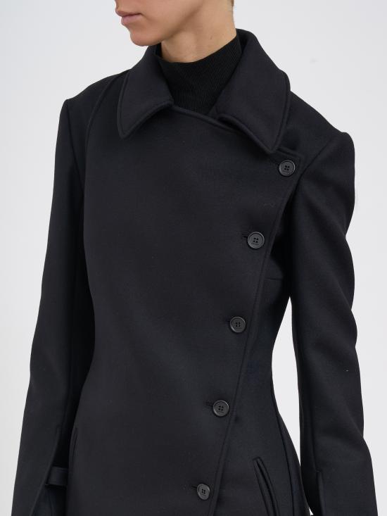 25FW 쿠레쥬 트렌치 코트 M425CMA250WO01189999 Black - COURREGES