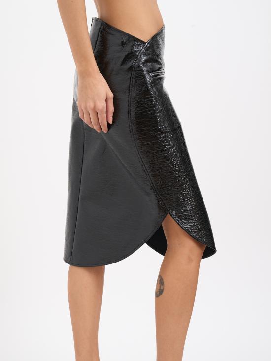 25FW 쿠레쥬 미디 스커트 M325CJU303VY00149999 Black - COURREGES