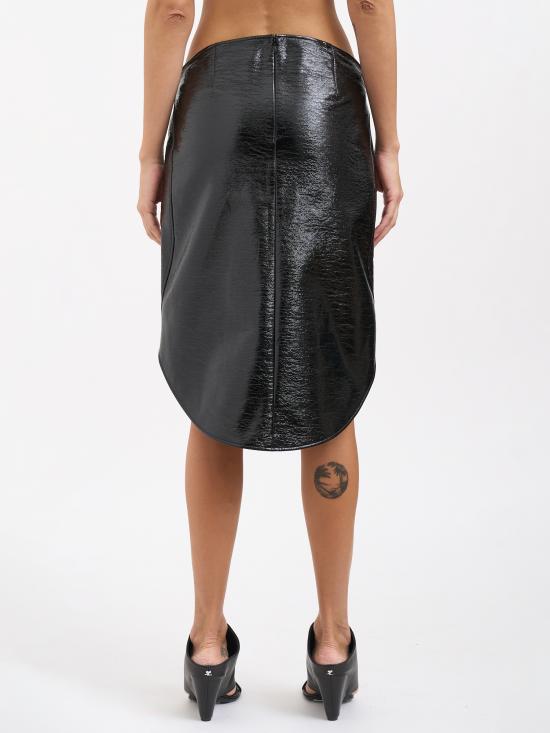 25FW 쿠레쥬 미디 스커트 M325CJU303VY00149999 Black - COURREGES