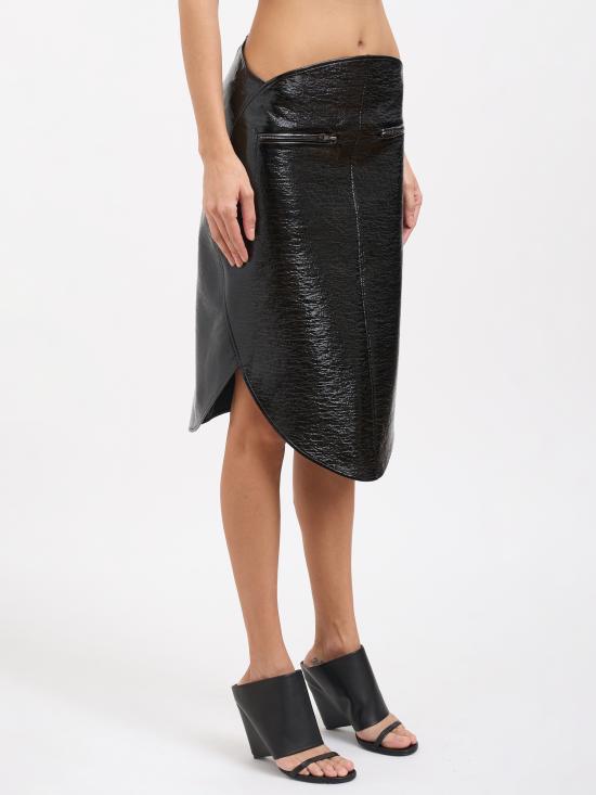 25FW 쿠레쥬 미디 스커트 M325CJU303VY00149999 Black - COURREGES