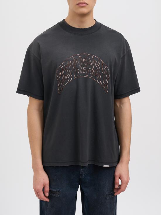 26SS 리프레젠트 반팔 티셔츠 NMLM10018004 Dark grey