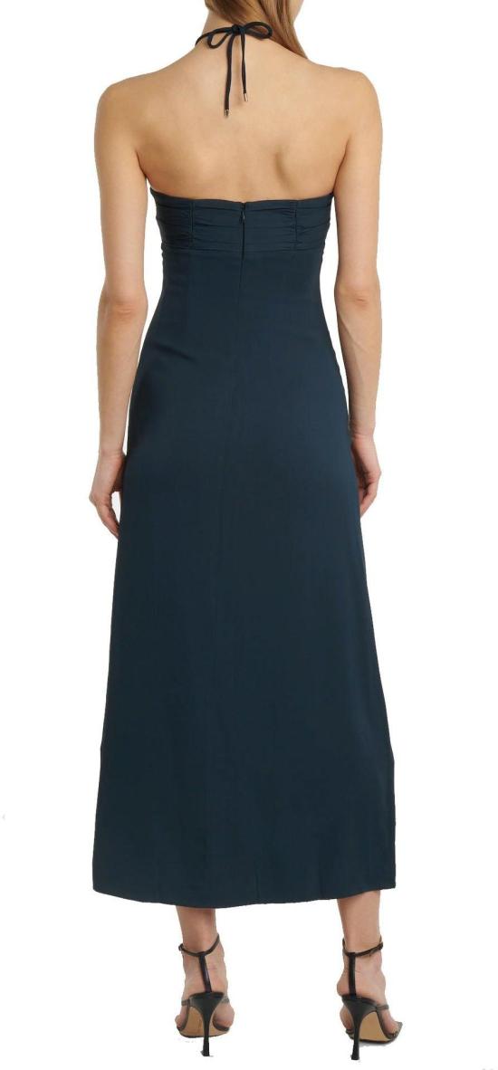  셀프 포트레이트 롱 원피스 SS22024CSLATE GREY - SELF PORTRAIT