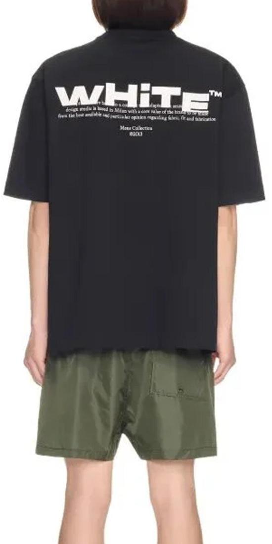  오프화이트 셔츠 44MAA120G5J0071001 BLACK - OFF WHITE