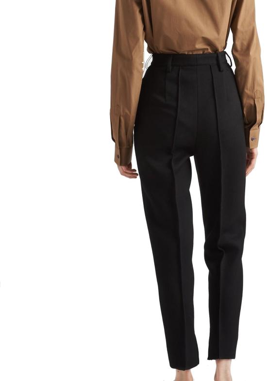  프라다 스트레이트 팬츠 P235H1ZQBF0002 BLACK - PRADA