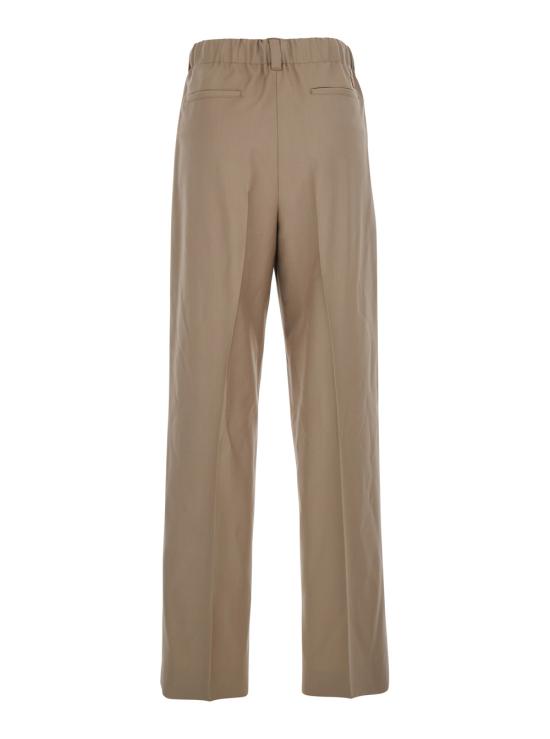 25FW 몽클레어 울 개버딘 테일러드 트라우저 2A00018 598XP23S - MONCLER