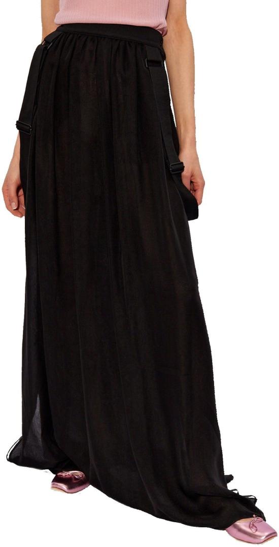  막스마라 제디 시폰 맥시 스커트 2411101053600JEDY004 BLACK - MAX MARA