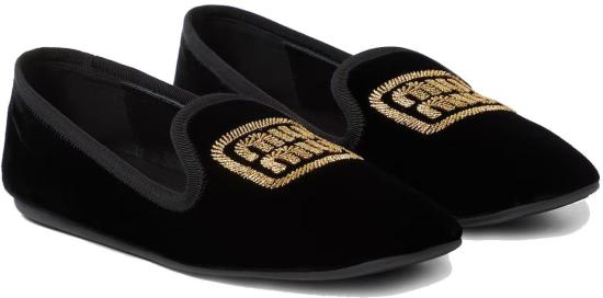  미우미우 로퍼 5S090EF005068F0002 BLACK - MIU MIU