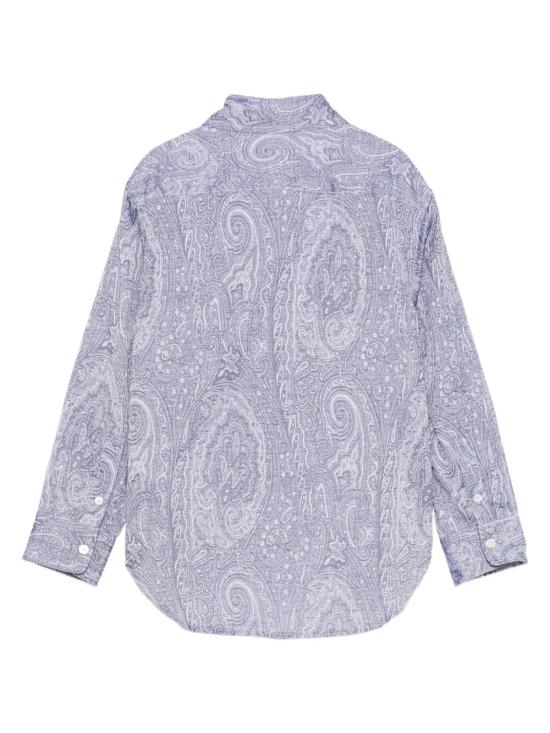 25FW [키즈] 에트로 셔츠 GX5P10 P0472 651 Clear Blue - ETRO