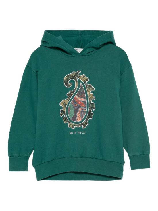 25FW [키즈] 에트로 니트/스웻셔츠 GX4P10 Z3333 797 Green