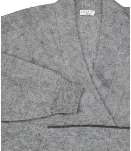  브루넬로 쿠치넬리 스웨터 MBP144502T29E5CS082 GREY - BRUNELLO CUCINELLI