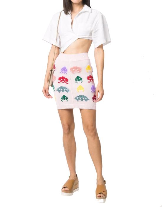  스텔라 맥카트니 미디 스커트 6042883S23288491 PINK - STELLA MCCARTNEY