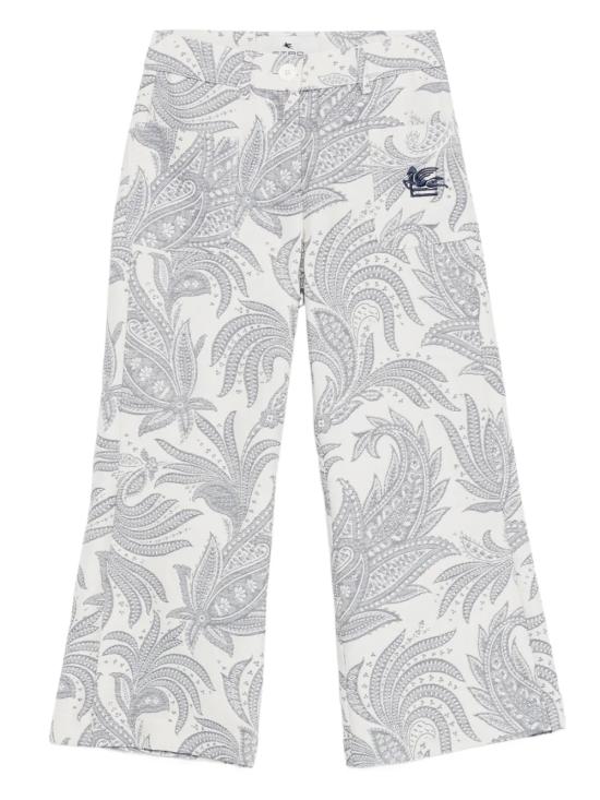 25FW [키즈] 에트로 팬츠 GX6A30 U0224 101BL Cream