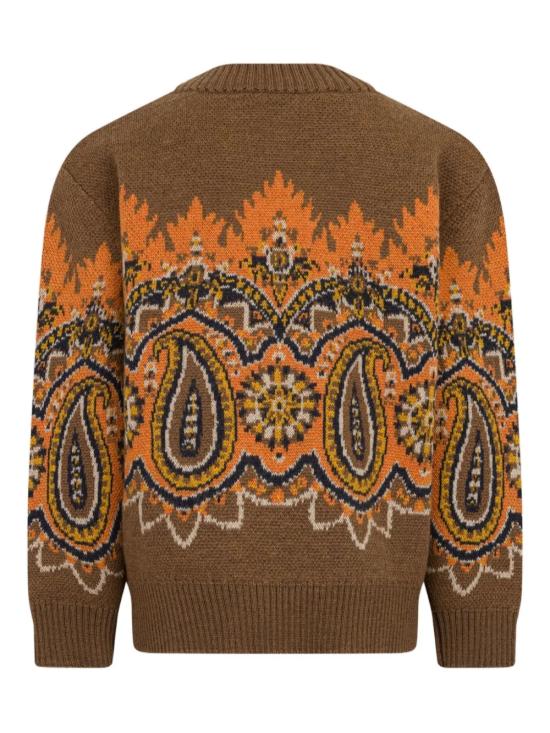 25FW [키즈] 에트로 니트/스웻셔츠 GX9P70 W0033 877MC Brown - ETRO