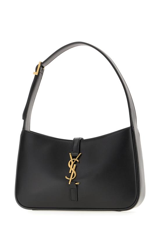 26FW 생로랑 LE 5 A 7 모노그램 토트백 6572282R20W 1000 NER0 - SAINT LAURENT