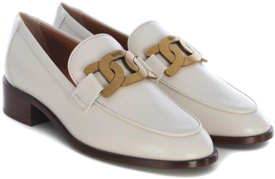  토즈 로퍼 XXW28K0FR00GOCB015 WHITE - TODS
