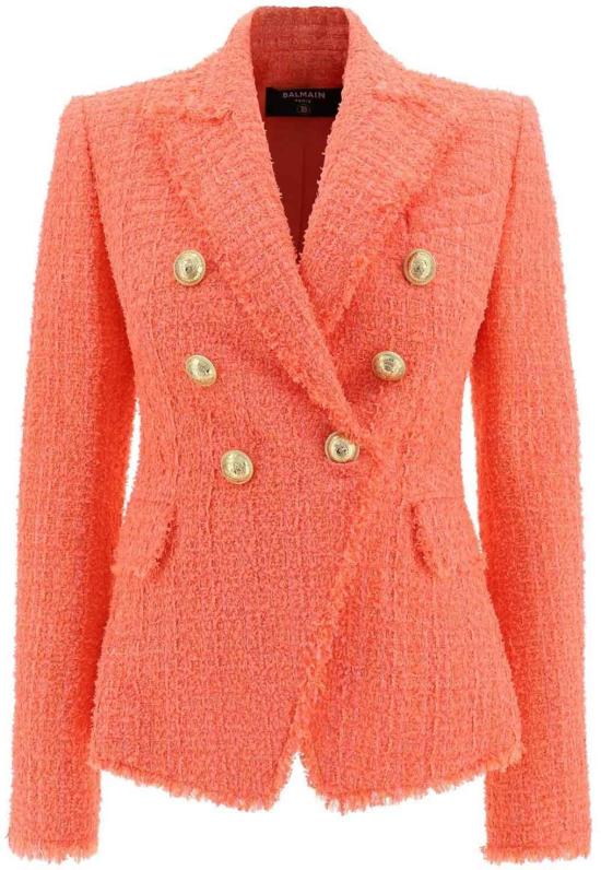 24FW 발망 수트 자켓 BF1SG165XF914DA ORANGE