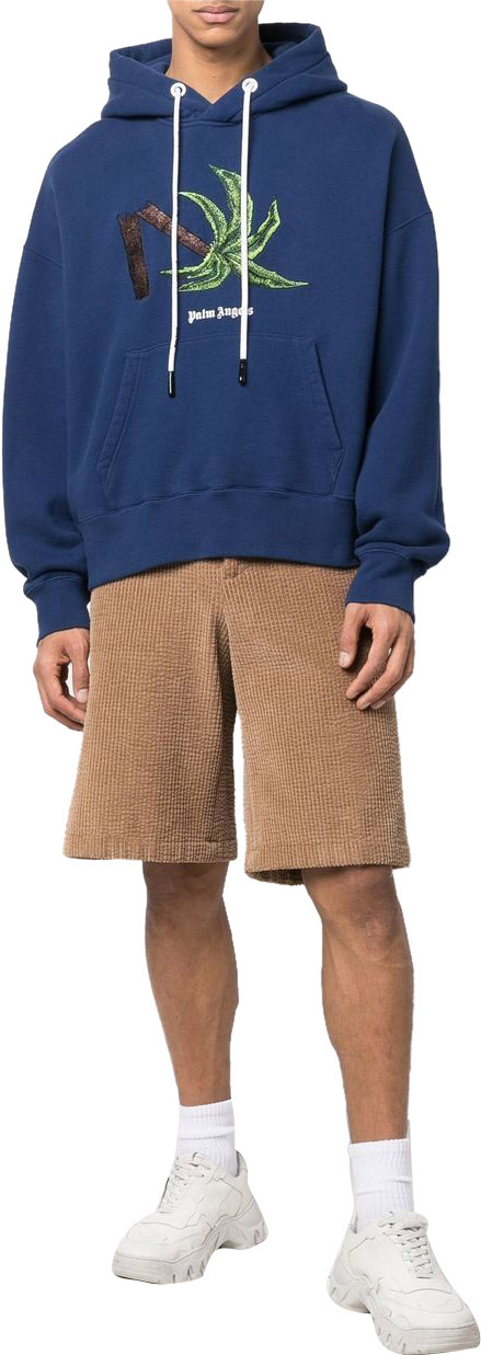  팜앤젤스 스웨터 PMBB058S22FLE0174655 BLUE - PALM ANGELS