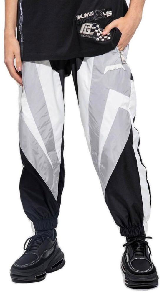  발망 트레이닝/조거 팬츠 YH0PR120XD25EEE BLACK - BALMAIN