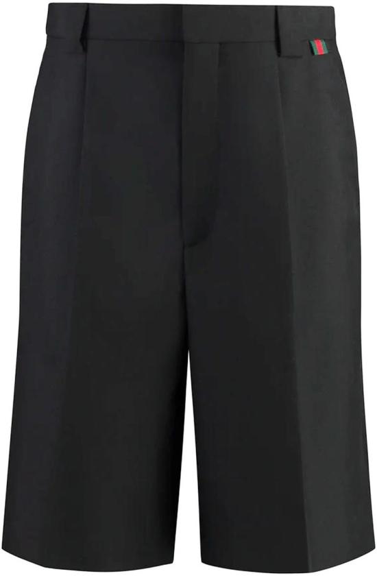  구찌 웹 울 블렌드 트윌 쇼츠 787249ZAMII1043 BLACK