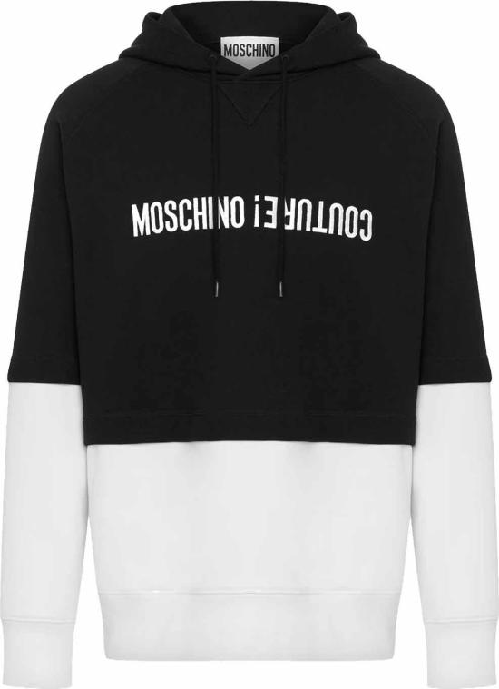  모스키노 후드 티셔츠 17097028J3555 BLACK