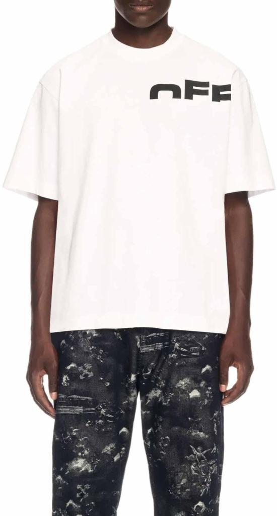 25FW 오프화이트 반팔 티셔츠 44MAA120G5J0070110 WHITE - OFF WHITE