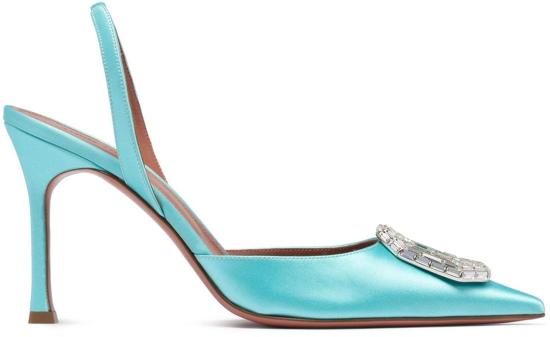  아미나 무아디 힐/펌프스 CAMELIASLING90CARIBBEAN GREEN