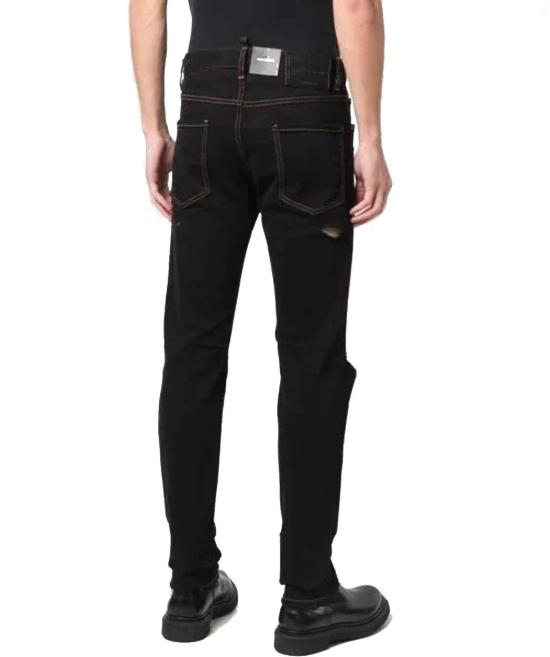  디스퀘어드2 스트레이트 팬츠 S71LB1067S30733900 BLACK - DSQUARED2