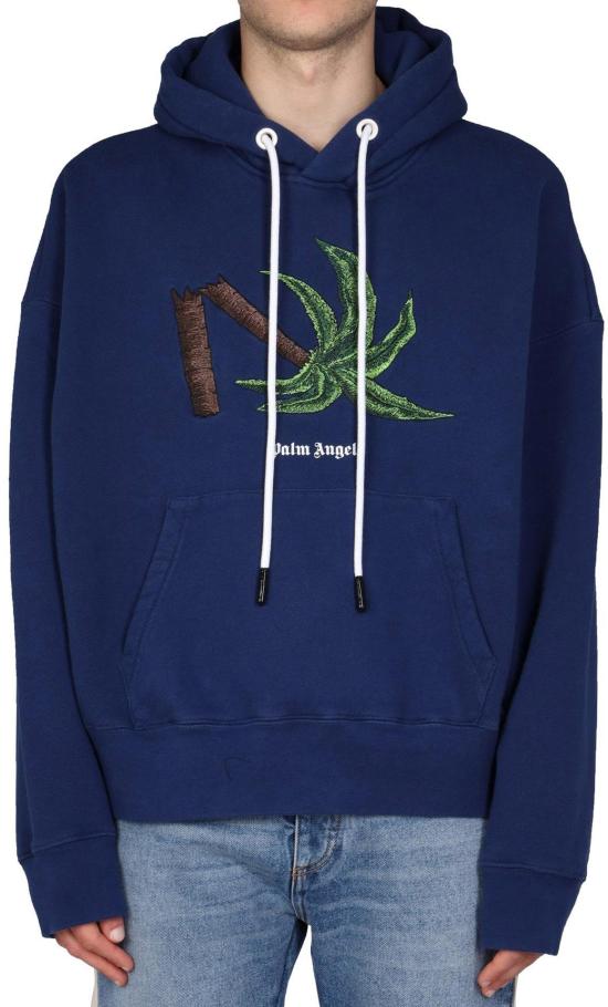  팜앤젤스 셔츠 PMBB058S22FLE0174655 BLUE - PALM ANGELS