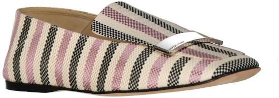  세르지오로시 플랫 슈즈 A77990MTE12Z008023 WHITE - SERGIO ROSSI