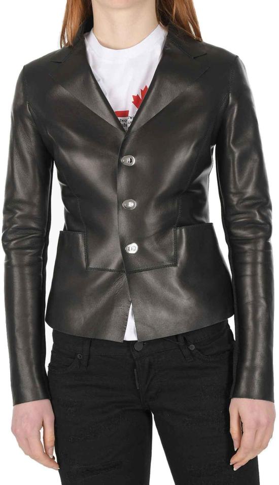  디스퀘어드2 가죽 자켓 S72BN0616SY1554900 BLACK - DSQUARED2