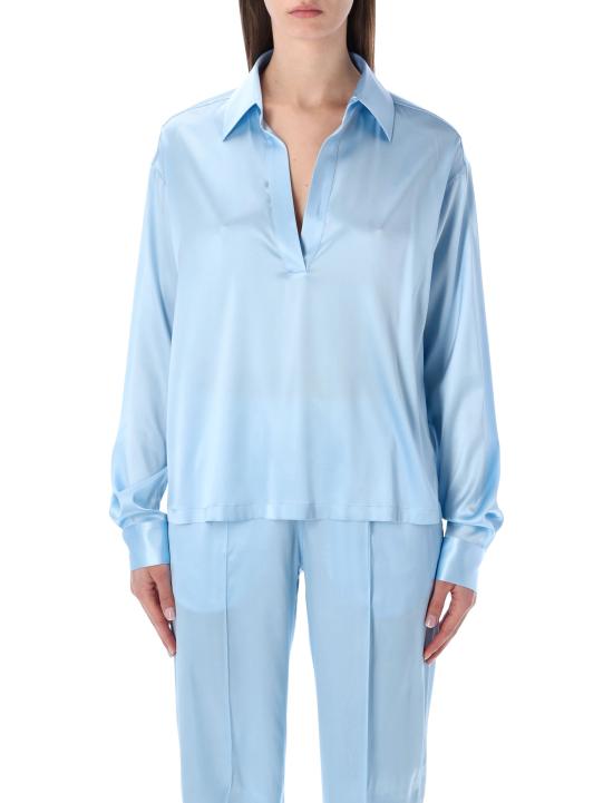 26SS 톰포드 반팔 티셔츠 TS2144FAX881 UAC FROST LIGHT BLUE