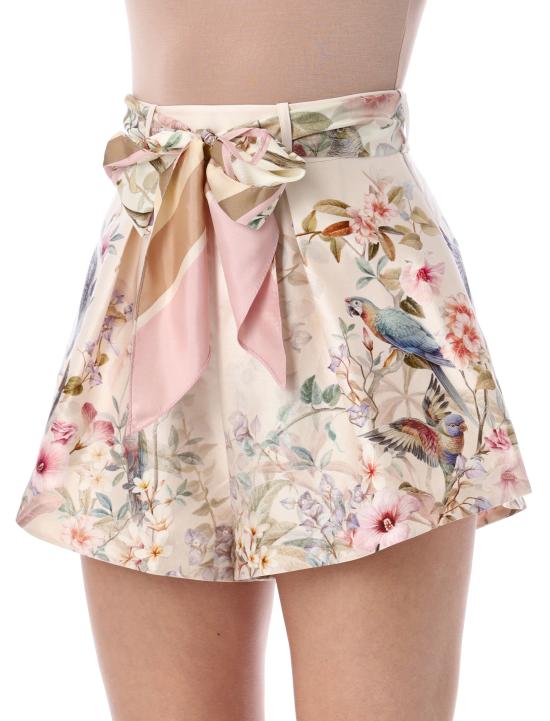 26SS 짐머만 숏팬츠 4257AC261 CRMAV CREAM MULIT - ZIMMERMANN