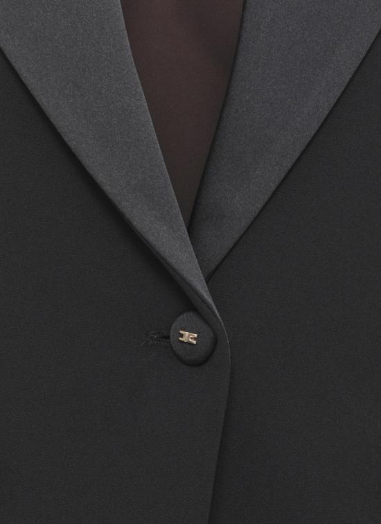 25FW 엘리자베타프랜치 수트 자켓 GI15456E2 110 Black - ELISABETTA FRANCHI