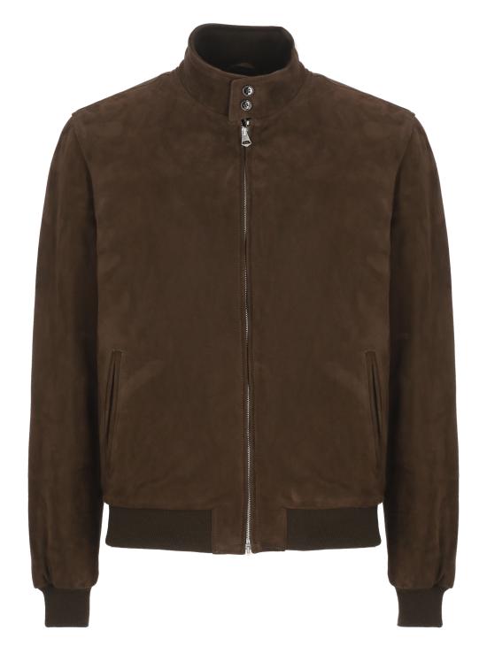 25FW 가죽 자켓 3731P SUEDEMARRONE Brown