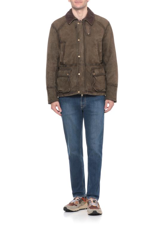 25FW 더 잭 레더스 가죽 자켓 BALM BURS651 Green - THE JACK LEATHERS