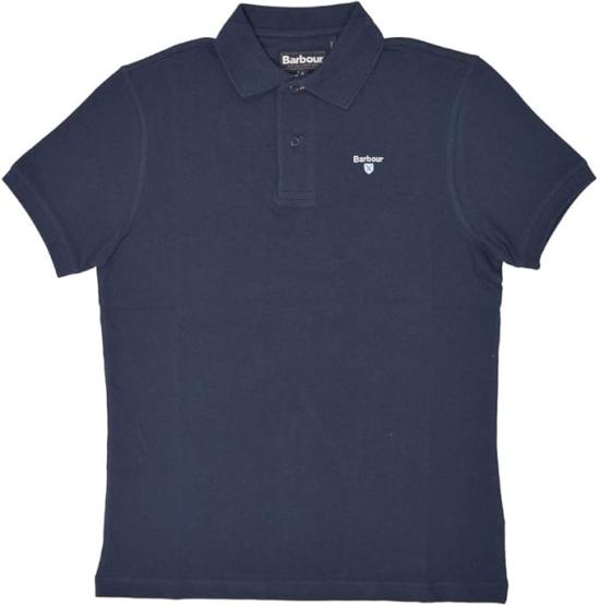 26SS 바버 폴로 티셔츠 MML0358 NY31 NAVY DOM