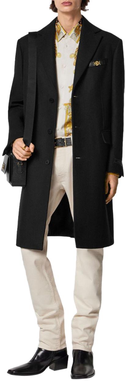 25FW 베르사체 코트 10203351A149971B000 BLACK - VERSACE