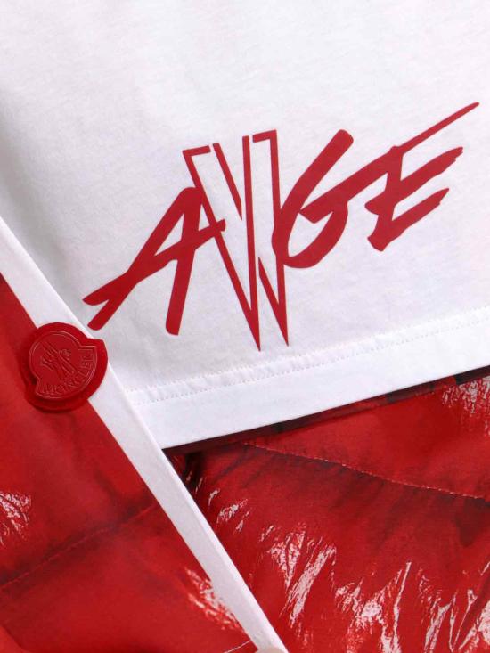 24FW 몽클레어 반팔 티셔츠 404 8C000 01 89AYW 457 Red - MONCLER