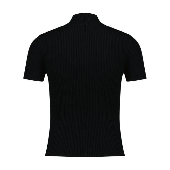 26SS 디젤 컷아웃 울 니트 탑 A21401 0PLBF 9XX BLACK - DIESEL